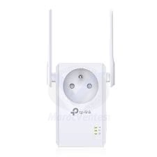 300Mbps Wireless N Wall Plugged Range Extender with AC Passthrough, Qualcomm, 2T2R, 2.4GHz, 802.11b/g/n, 1 10/100M LAN, Ranger Extender button, AP/Range extender mode, 2 fixed antennas TL-WA865RE
